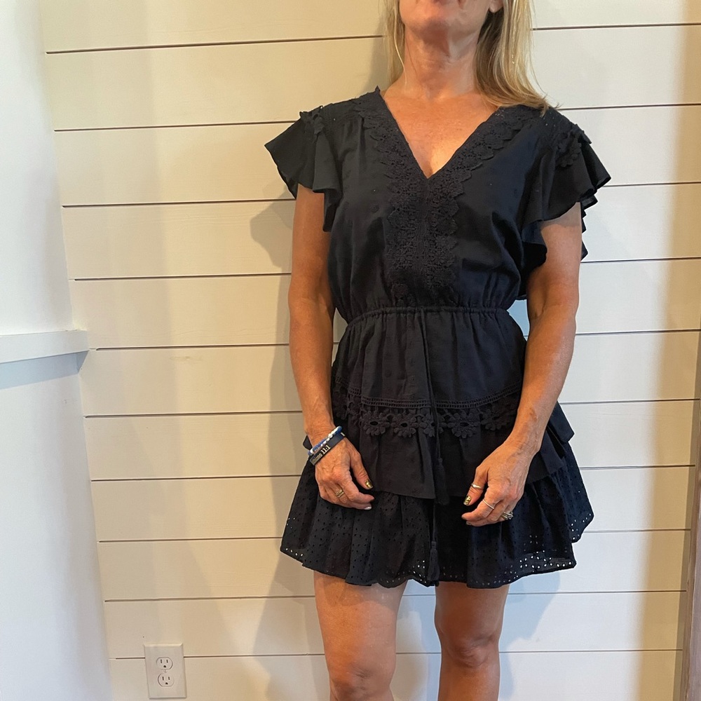Black cute short dress